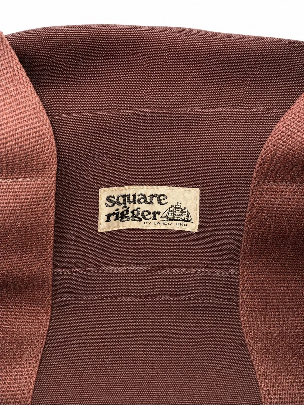 Vintage Square Rigger by Lands’ End Canvas Duffle Bag